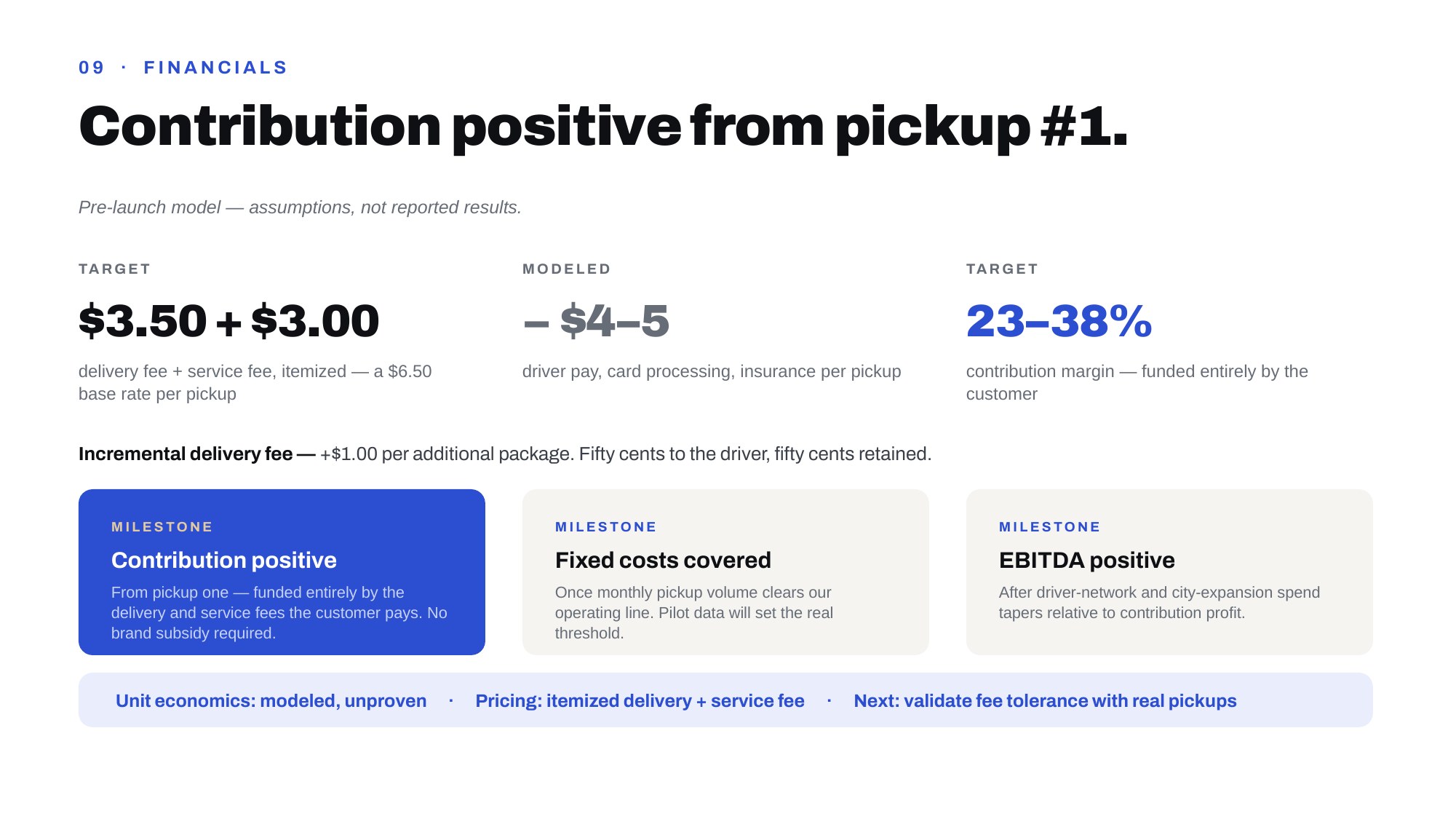 Slide 10 — financials